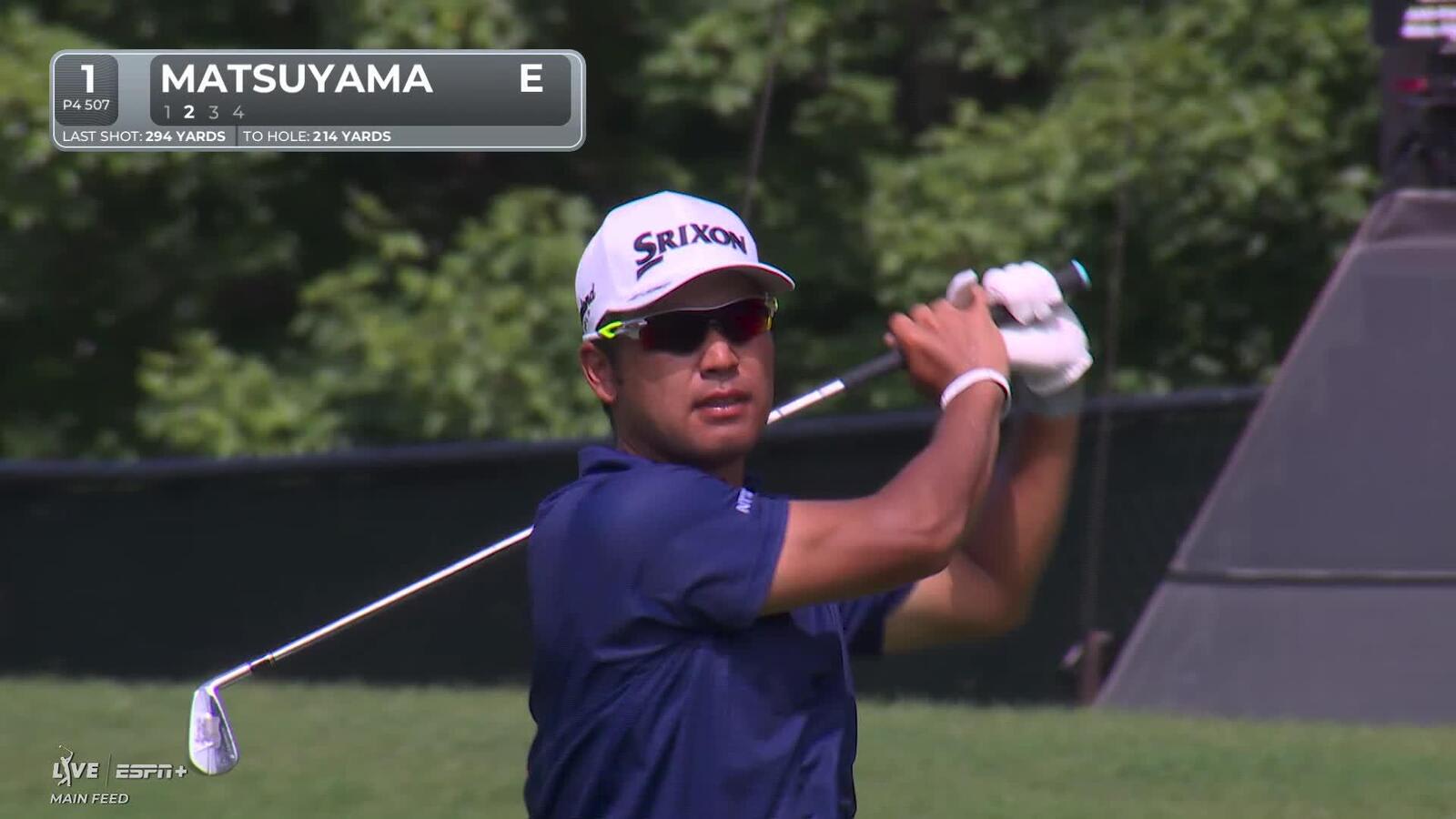 Hideki Matsuyama | Round 1 | 1st hole | Shot 2 | 2025 TOUR Championship