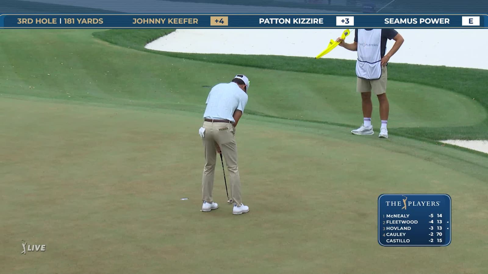 Johnny Keefer | Round 1 | 3rd hole | Shot 3 | 2026 THE PLAYERS