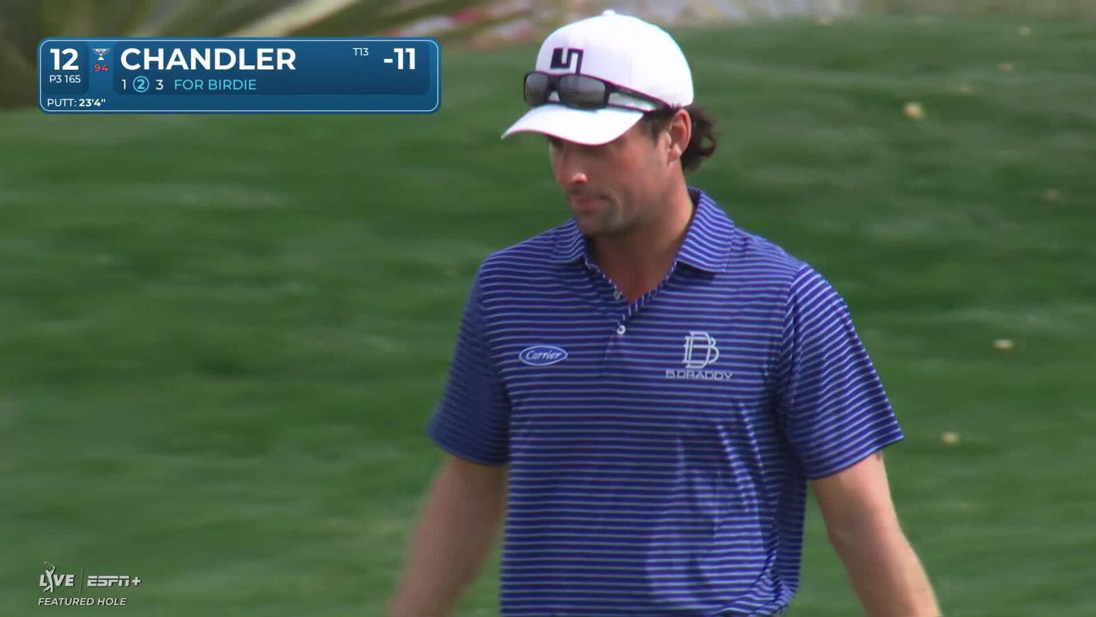Will Chandler | Round 4 | 12th hole | Shot 2 | 2025 WM Phoenix Open
