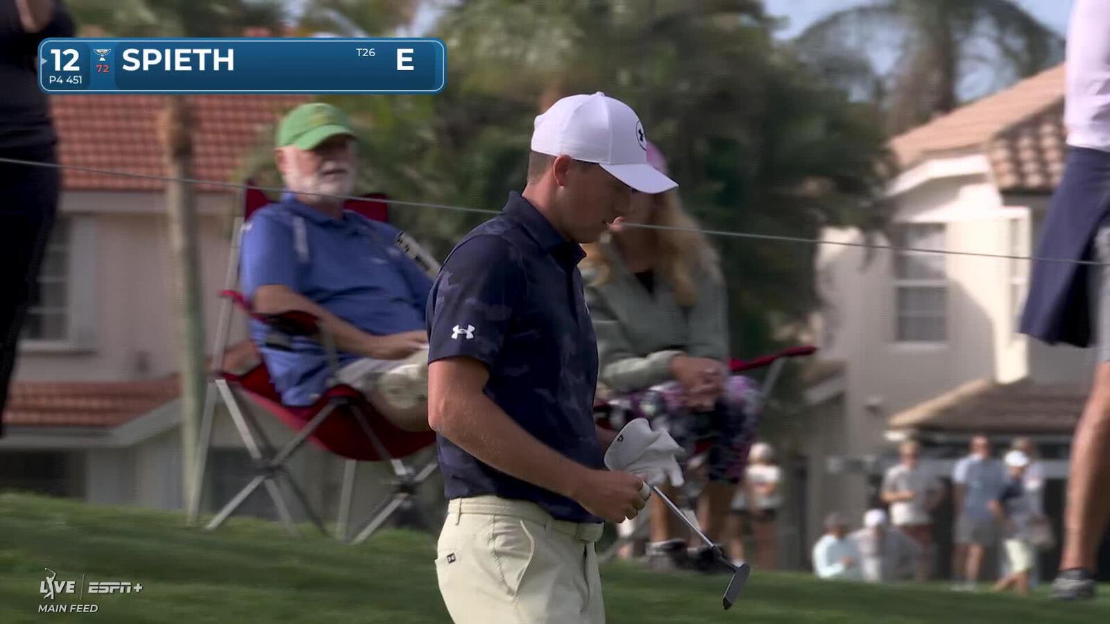 Jordan Spieth | Round 1 | 12th hole | Shot 3 | 2025 Cognizant Classic