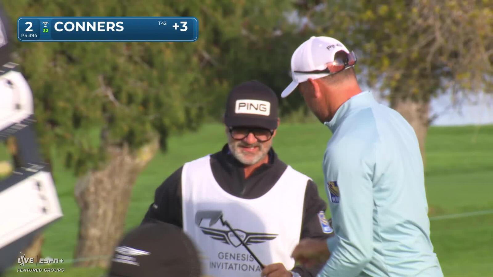 Corey Conners | Round 4 | 2nd hole | Shot 2 | 2025 Genesis