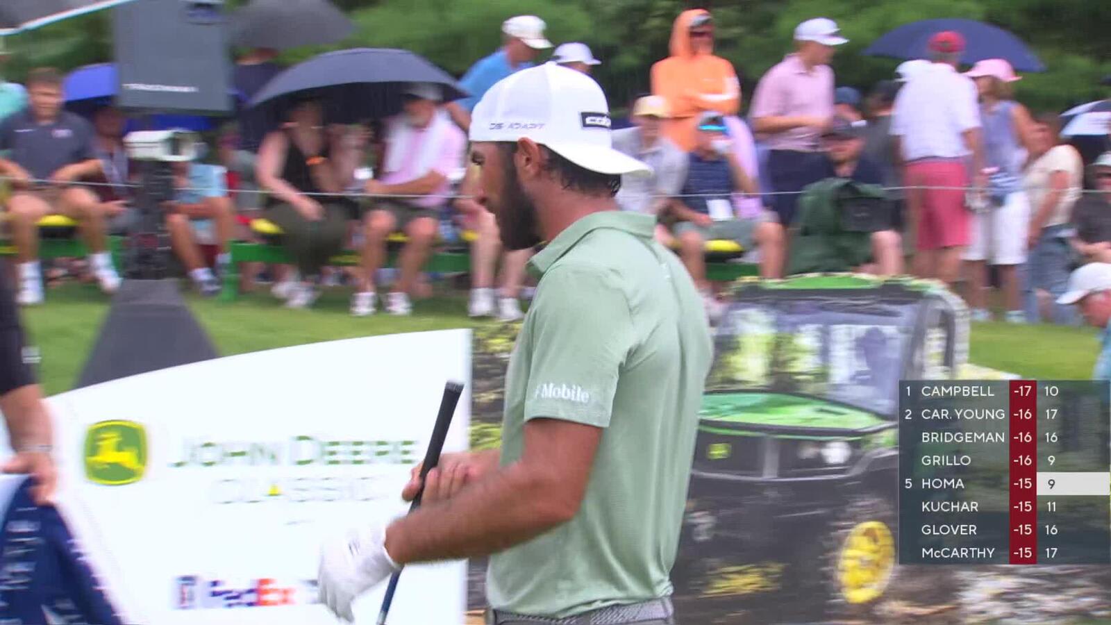 Max Homa | Round 4 | 10th hole | Shot 1 | 2025 John Deere