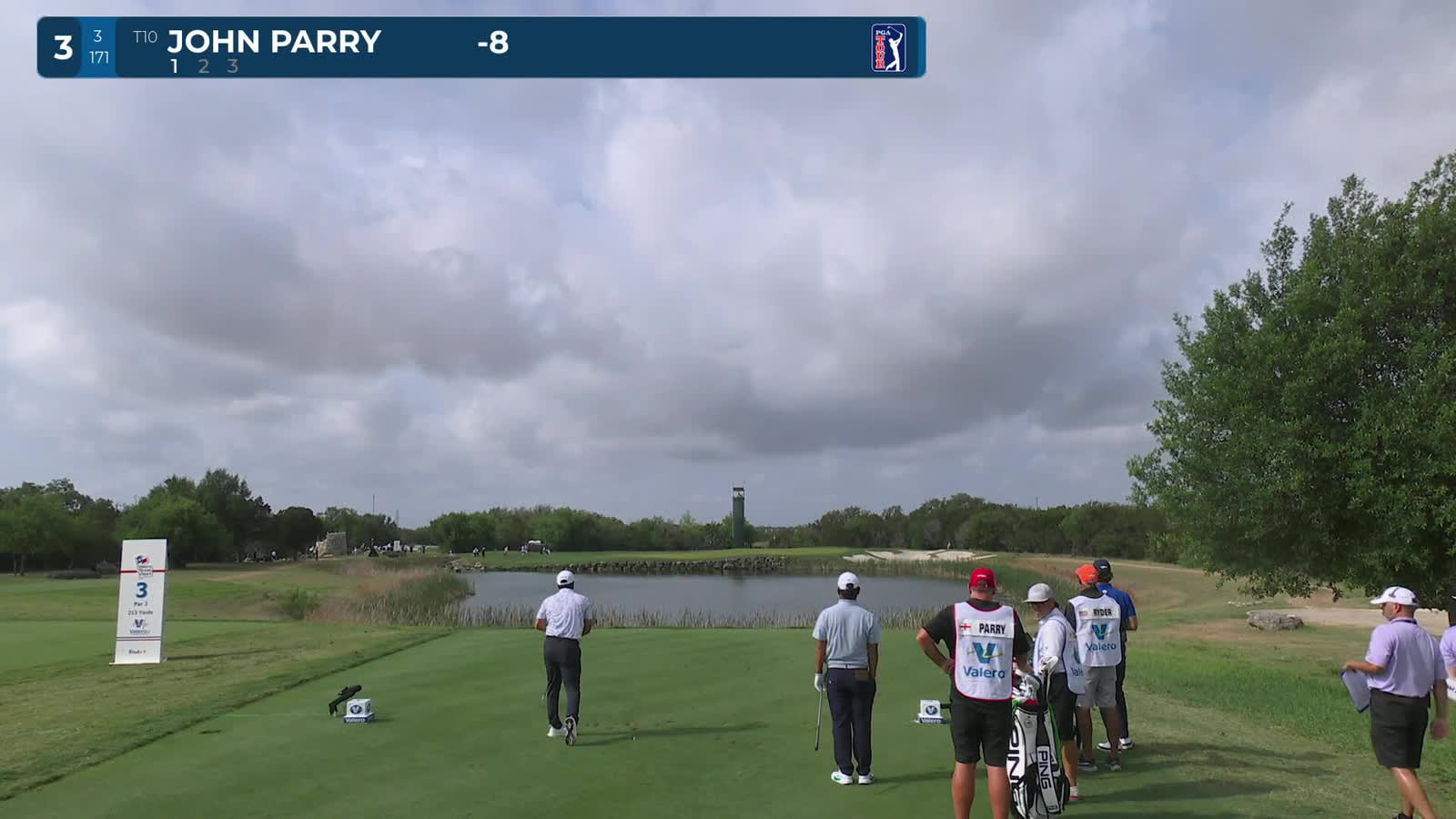John Parry | Round 3 | 3rd hole | Shot 1 | 2026 Valero