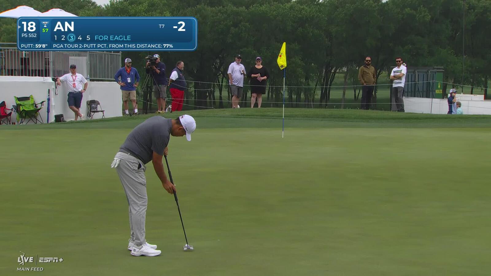 Byeong Hun An | Round 1 | 18th hole | Shot 3 | 2025 THE CJ CUP