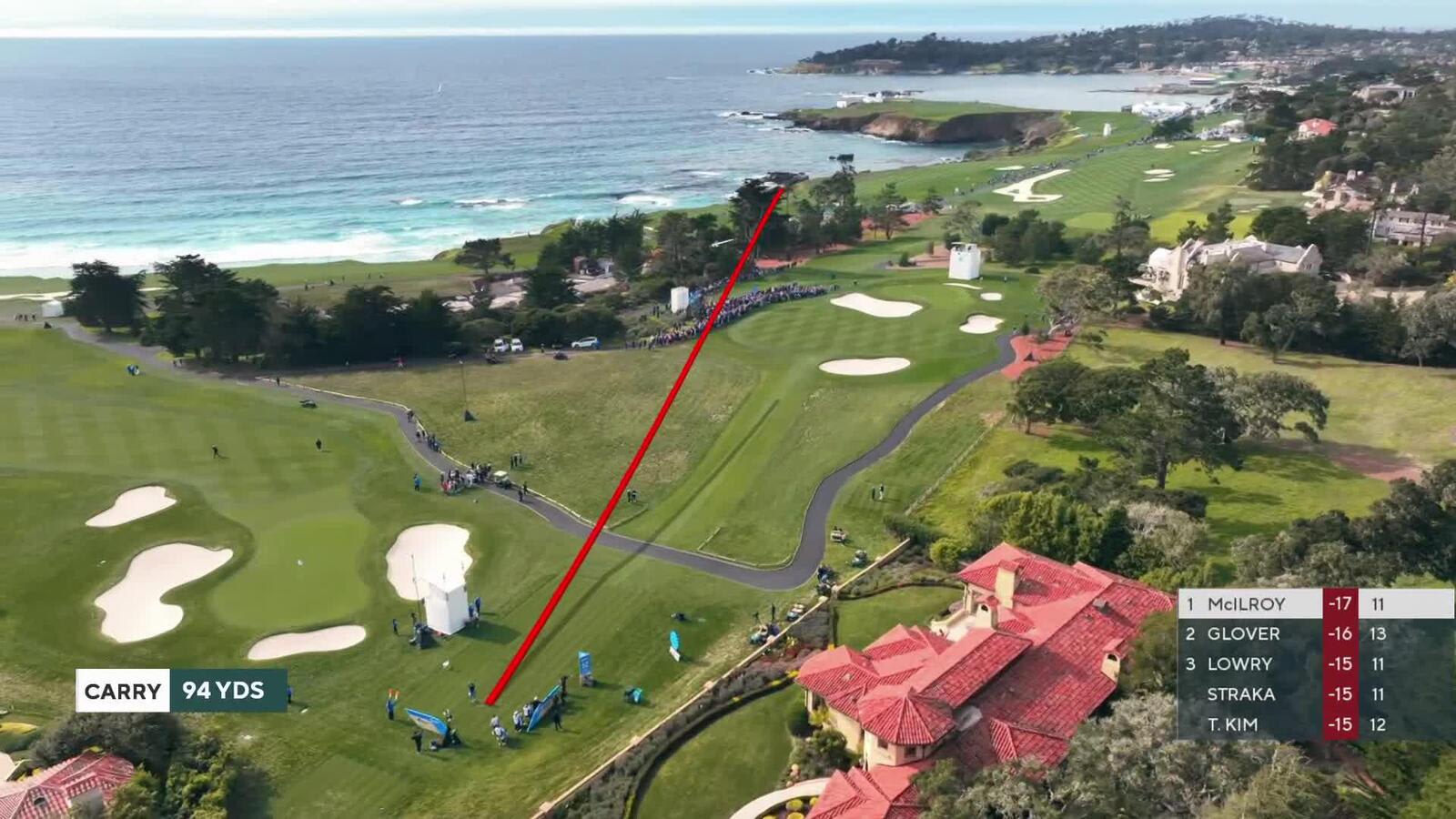 Rory McIlroy | Round 4 | 12th hole | Shot 1 | 2025 AT&T Pebble Beach