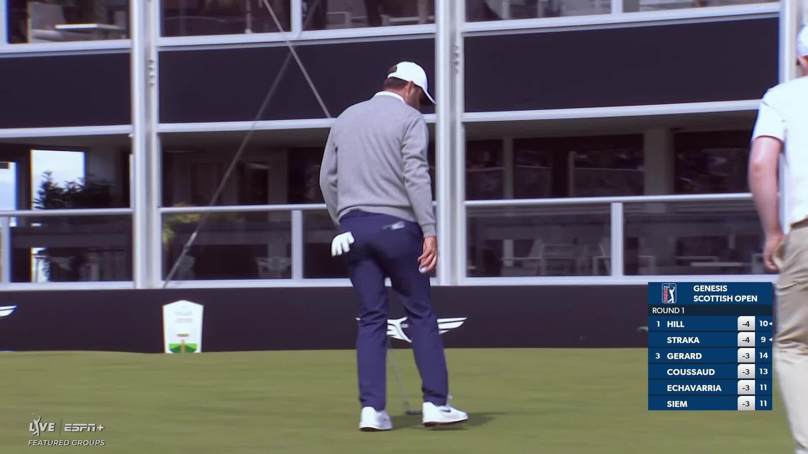 Scottie Scheffler | Round 1 | 18th hole | Shot 4 | 2025 Genesis Scottish Open