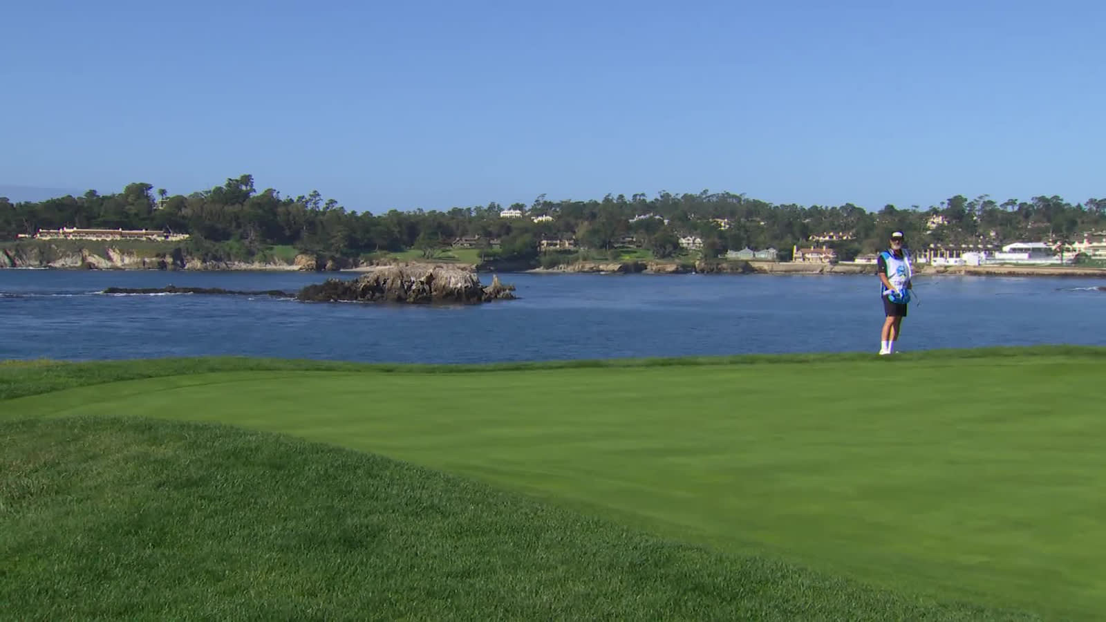 Sam Burns | Round 1 | 7th hole | Shot 3 | 2026 AT&T Pebble Beach
