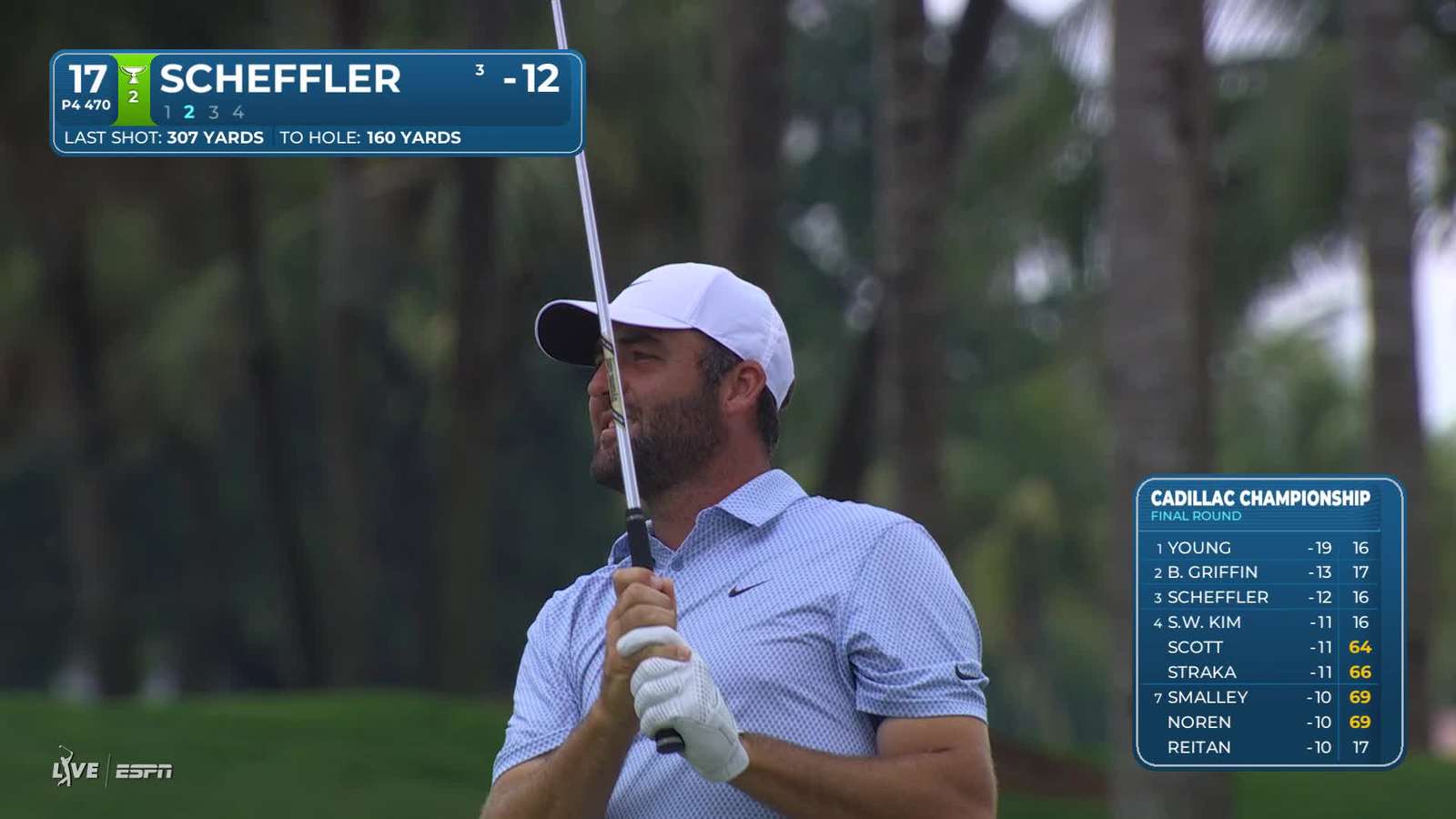 Scottie Scheffler | Round 4 | 17th hole | Shot 2 | 2026 Cadillac