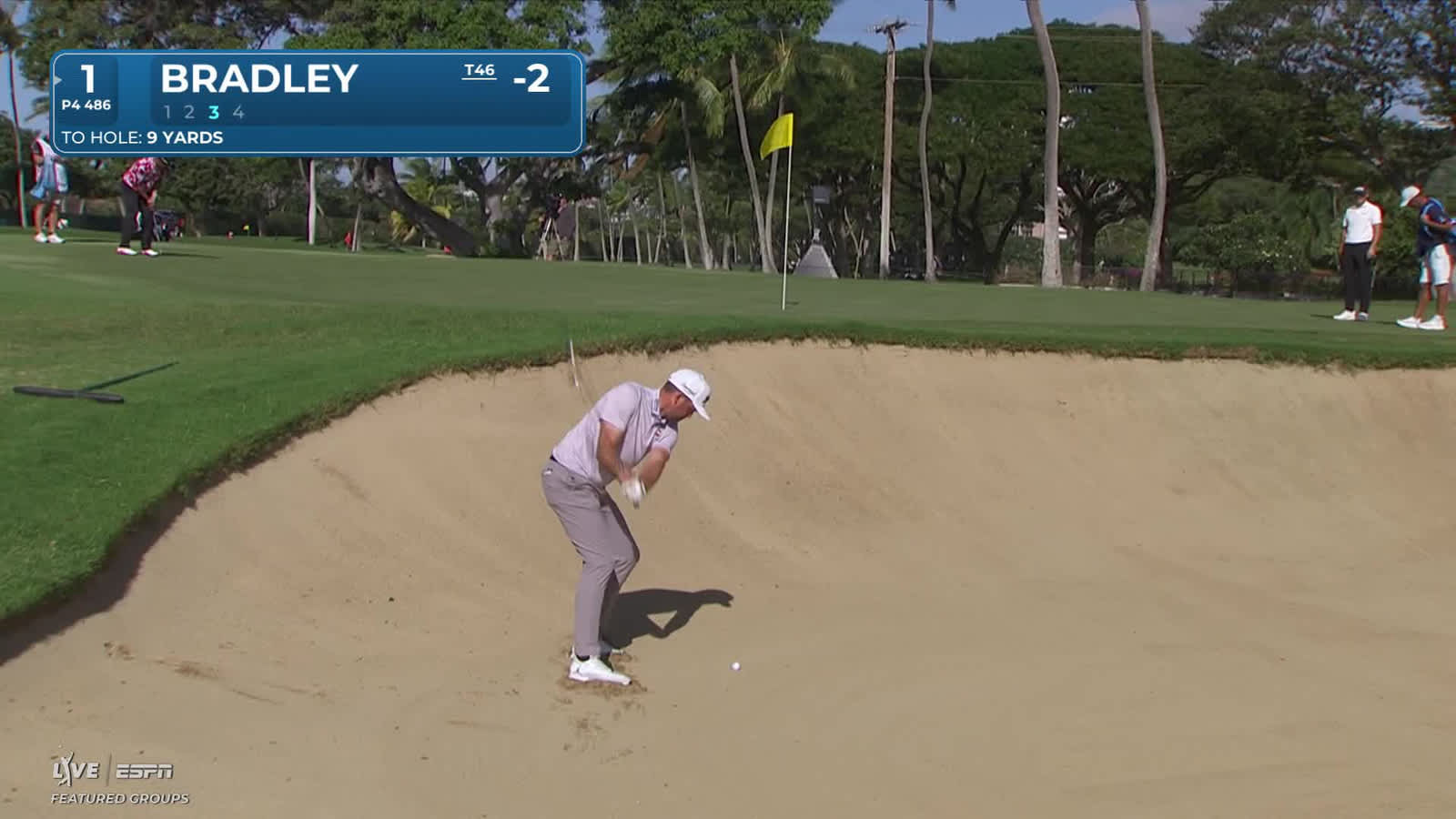 Keegan Bradley | Round 2 | 1st hole | Shot 3 | 2026 Sony Open