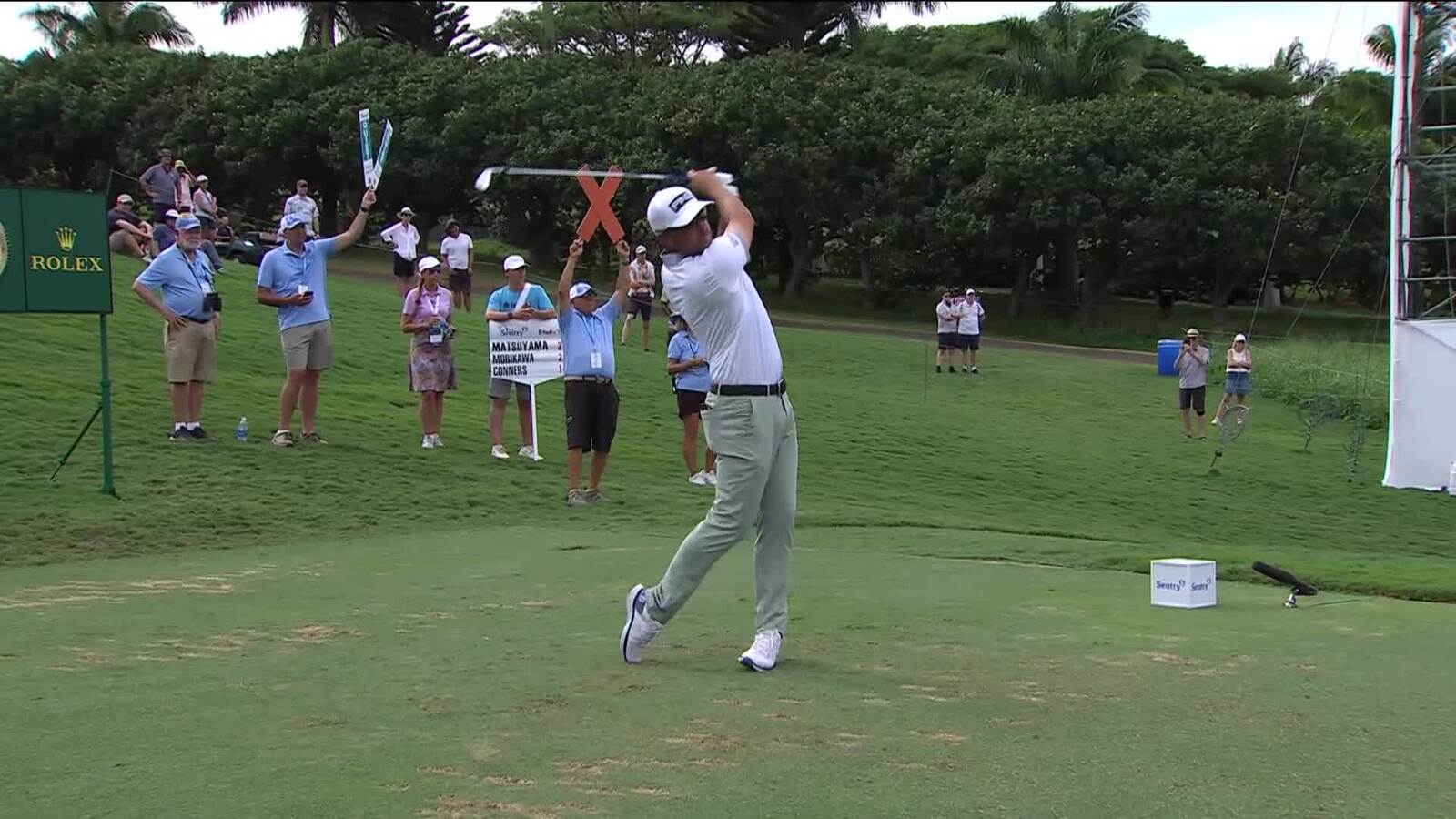 Corey Conners | Round 3 | 8th hole | Shot 1 | 2025 The Sentry