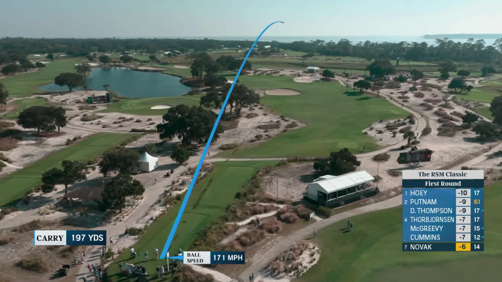 Andrew Novak | Round 1 | 15th hole | Shot 1 | 2025 The RSM Classic