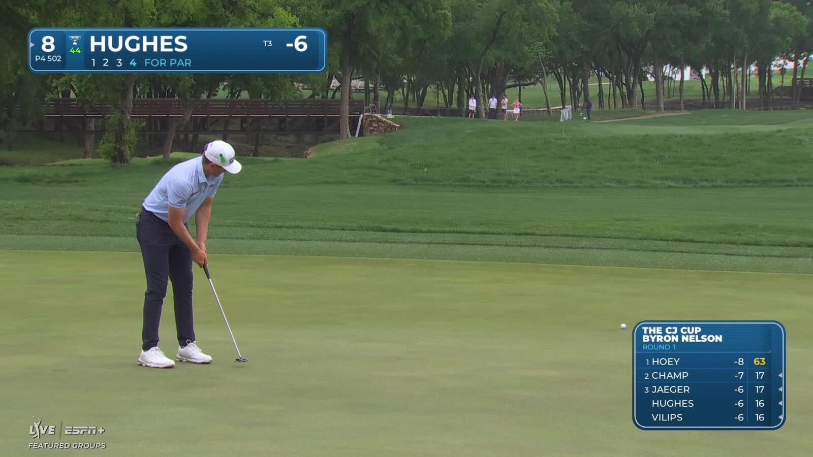 Mackenzie Hughes | Round 1 | 8th hole | Shot 4 | 2025 THE CJ CUP