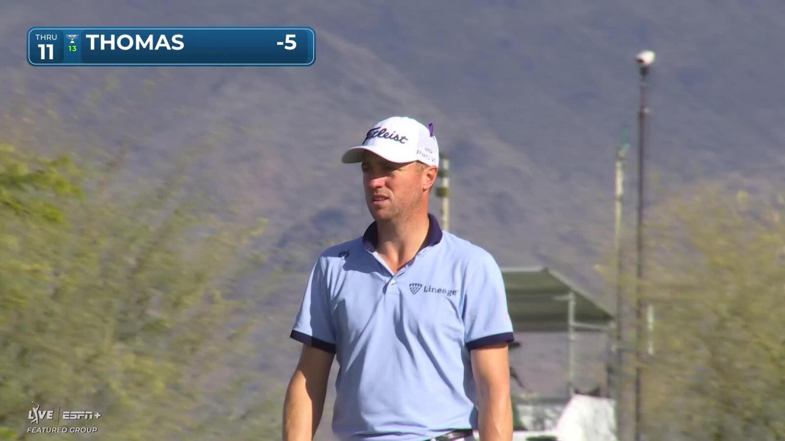 Justin Thomas | Round 2 | 11th hole | Shot 4 | 2025 WM Phoenix Open