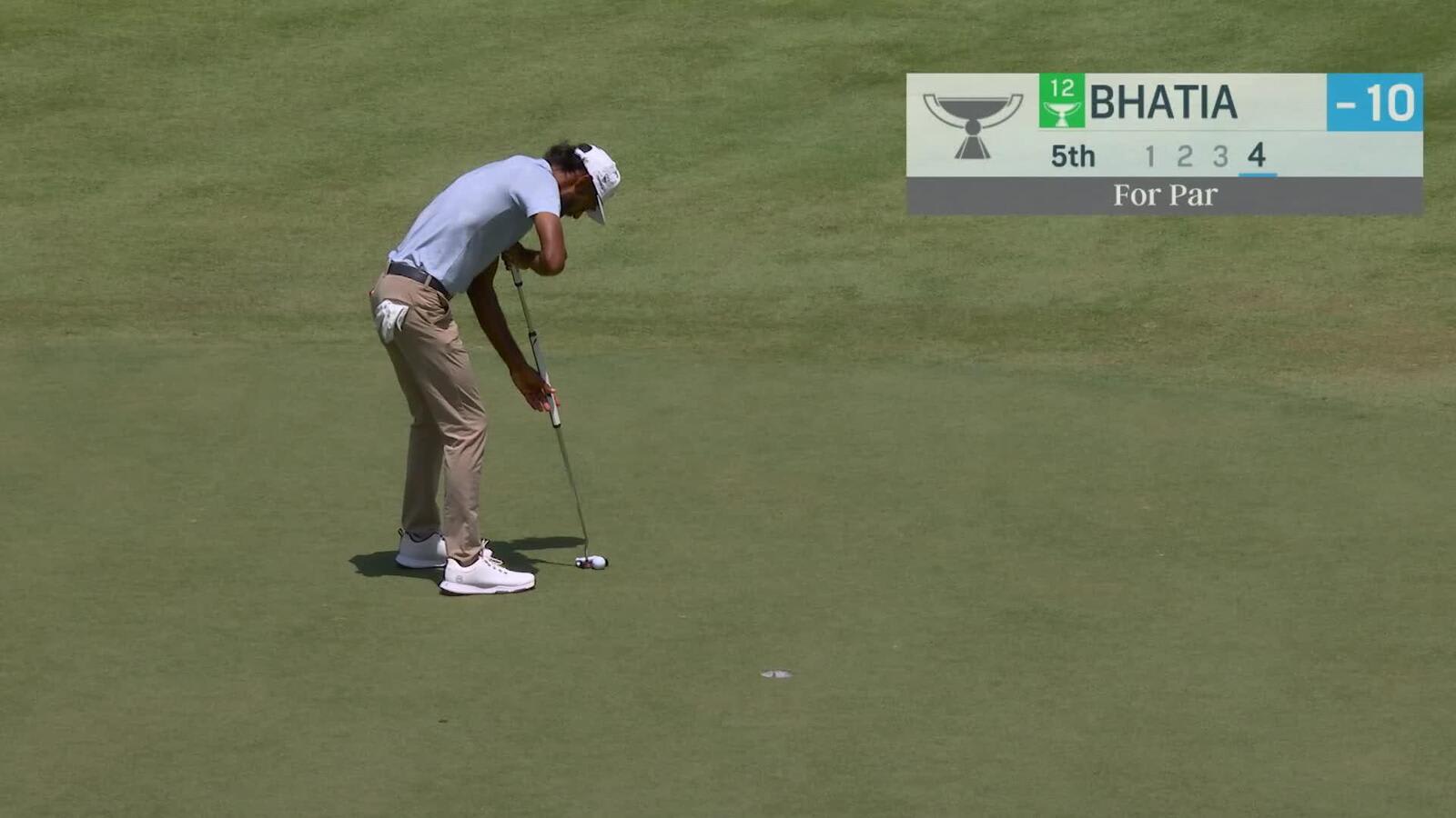 Akshay Bhatia | Round 3 | 5th hole | Shot 4 | 2025 FedEx St. Jude