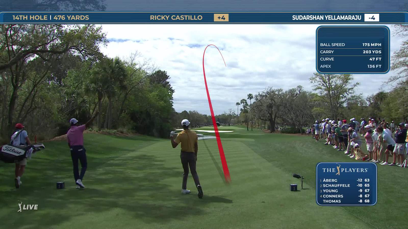 Ricky Castillo | Round 3 | 14th hole | Shot 1 | 2026 THE PLAYERS