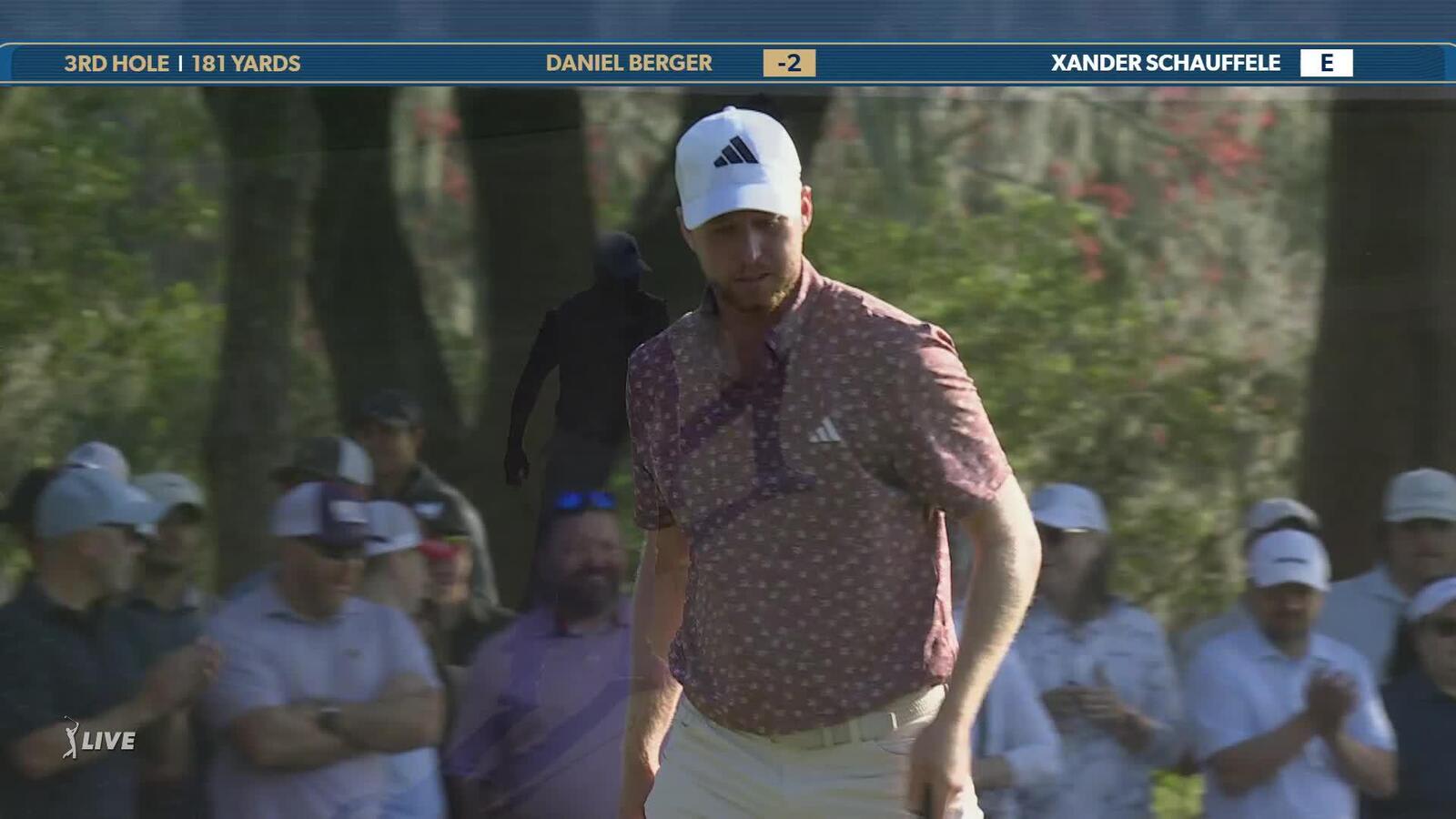 Daniel Berger | Round 3 | 3rd hole | Shot 2 | 2025 THE PLAYERS