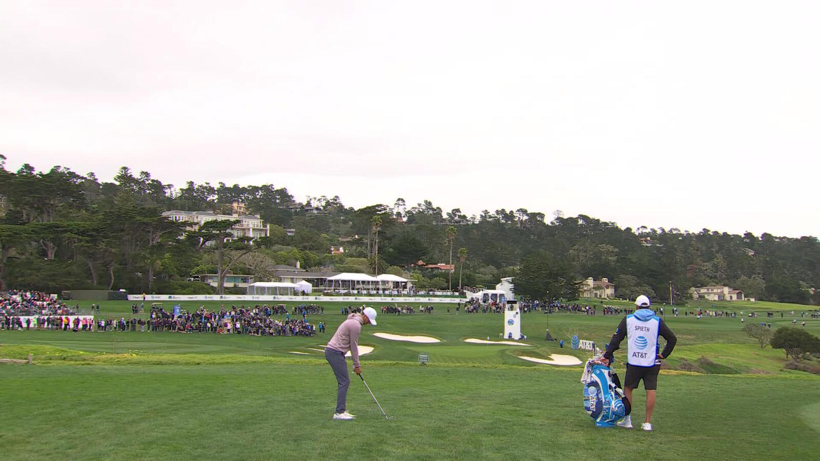 Jordan Spieth | Round 2 | 8th hole | Shot 2 | 2025 AT&T Pebble Beach