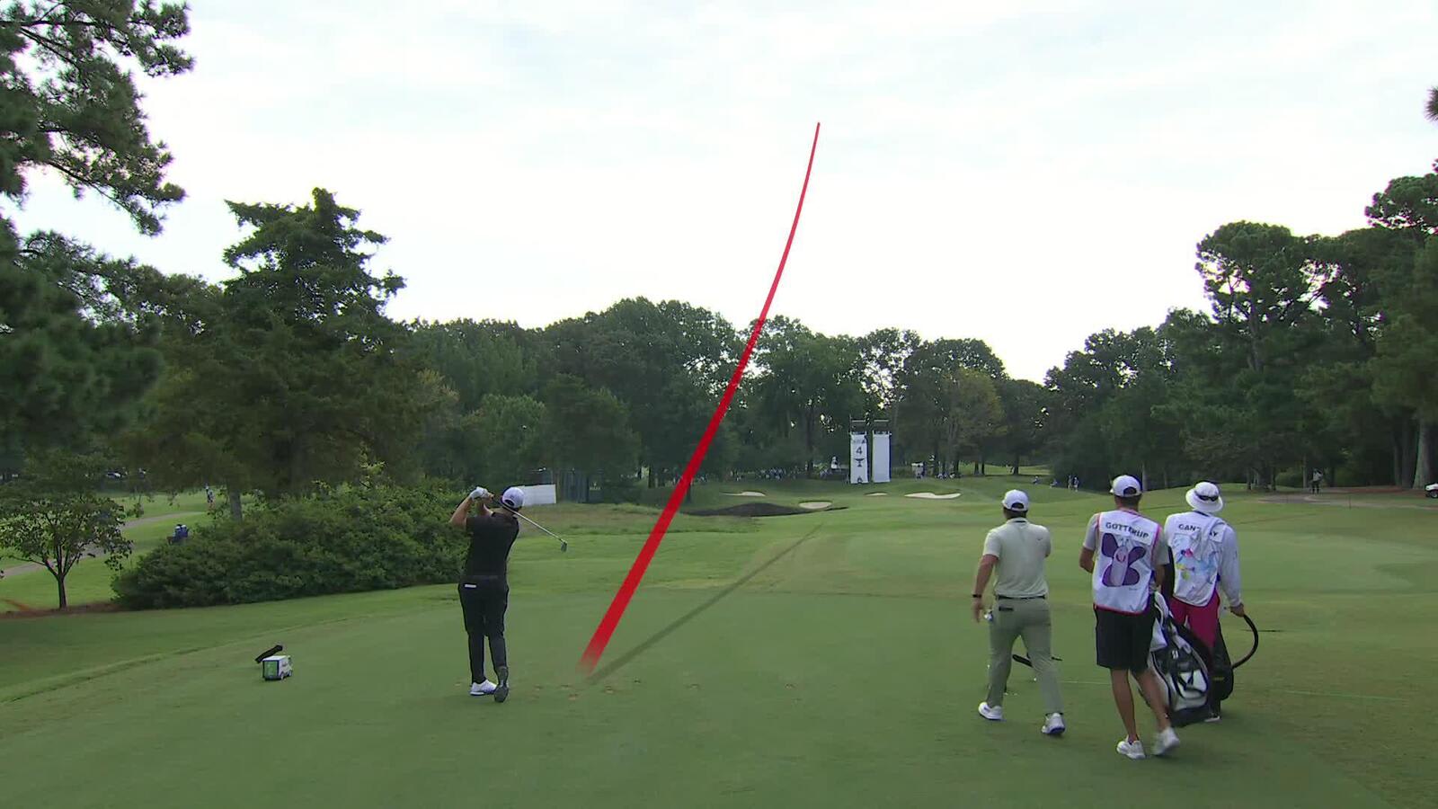 Patrick Cantlay | Round 2 | 4th hole | Shot 1 | 2025 FedEx St. Jude