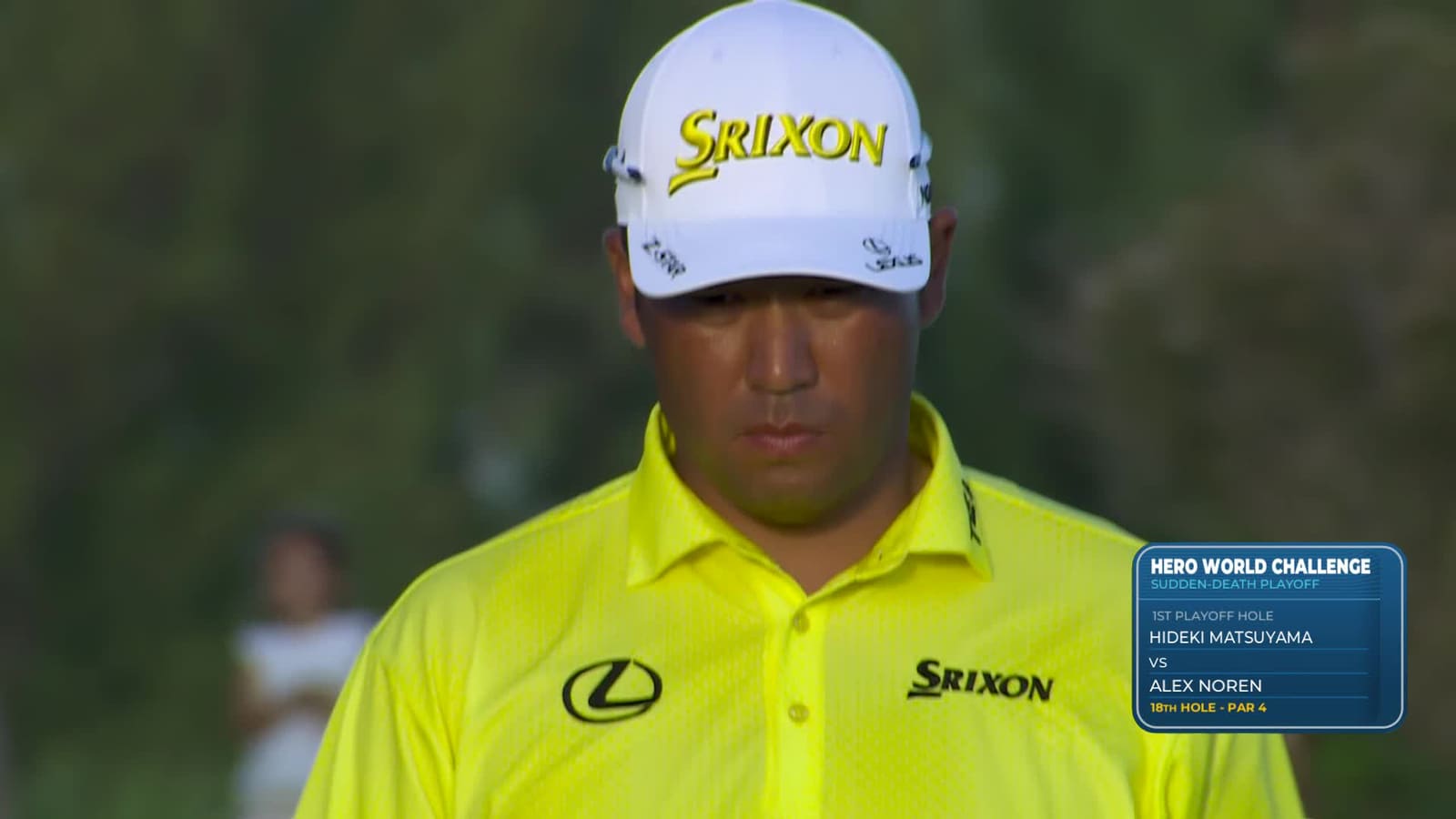 Alex Noren | Playoff 0 | 18th hole | Shot 1 | 2025 Hero World Challenge