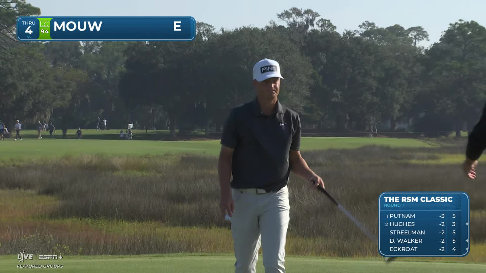 William Mouw | Round 1 | 4th hole | Shot 4 | 2025 The RSM Classic