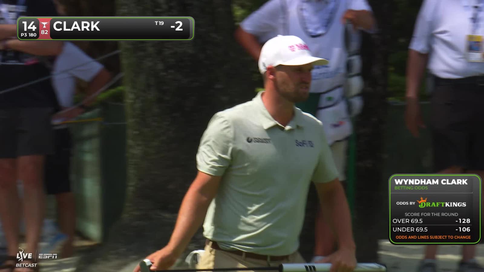 Wyndham Clark | Round 1 | 14th hole | Shot 3 | 2026 RBC Heritage