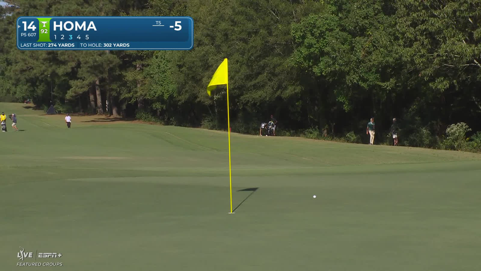 Max Homa | Round 2 | 14th hole | Shot 3 | 2025 Sanderson Farms