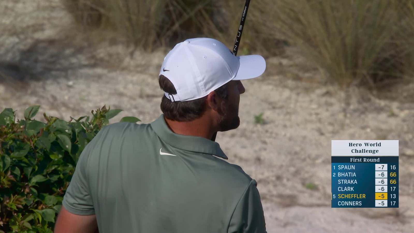 Scottie Scheffler | Round 1 | 14th hole | Shot 1 | 2025 Hero World Challenge