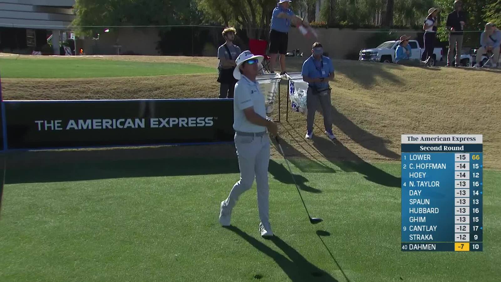 Joel Dahmen | Round 2 | 11th hole | Shot 1 | 2025 The American Express