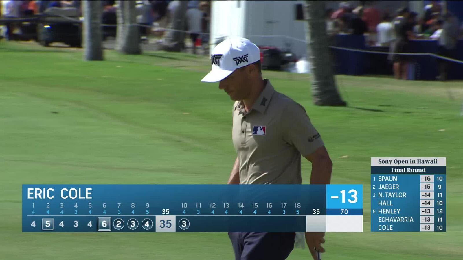 Eric Cole | Round 4 | 10th hole | Shot 3 | 2025 Sony Open