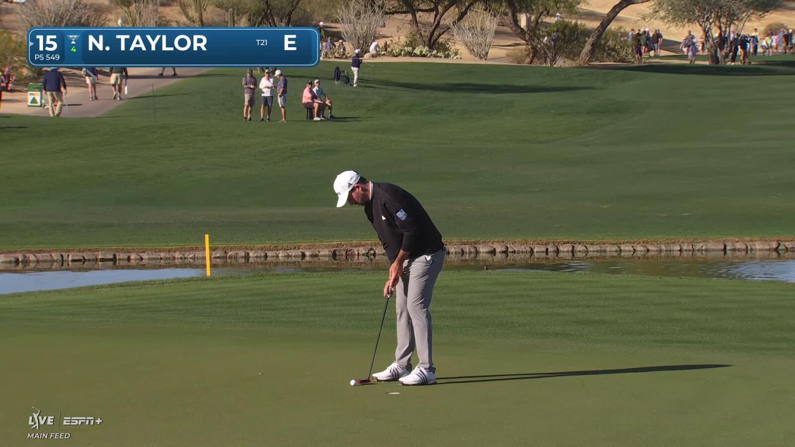 Nick Taylor | Round 1 | 15th hole | Shot 5 | 2025 WM Phoenix Open