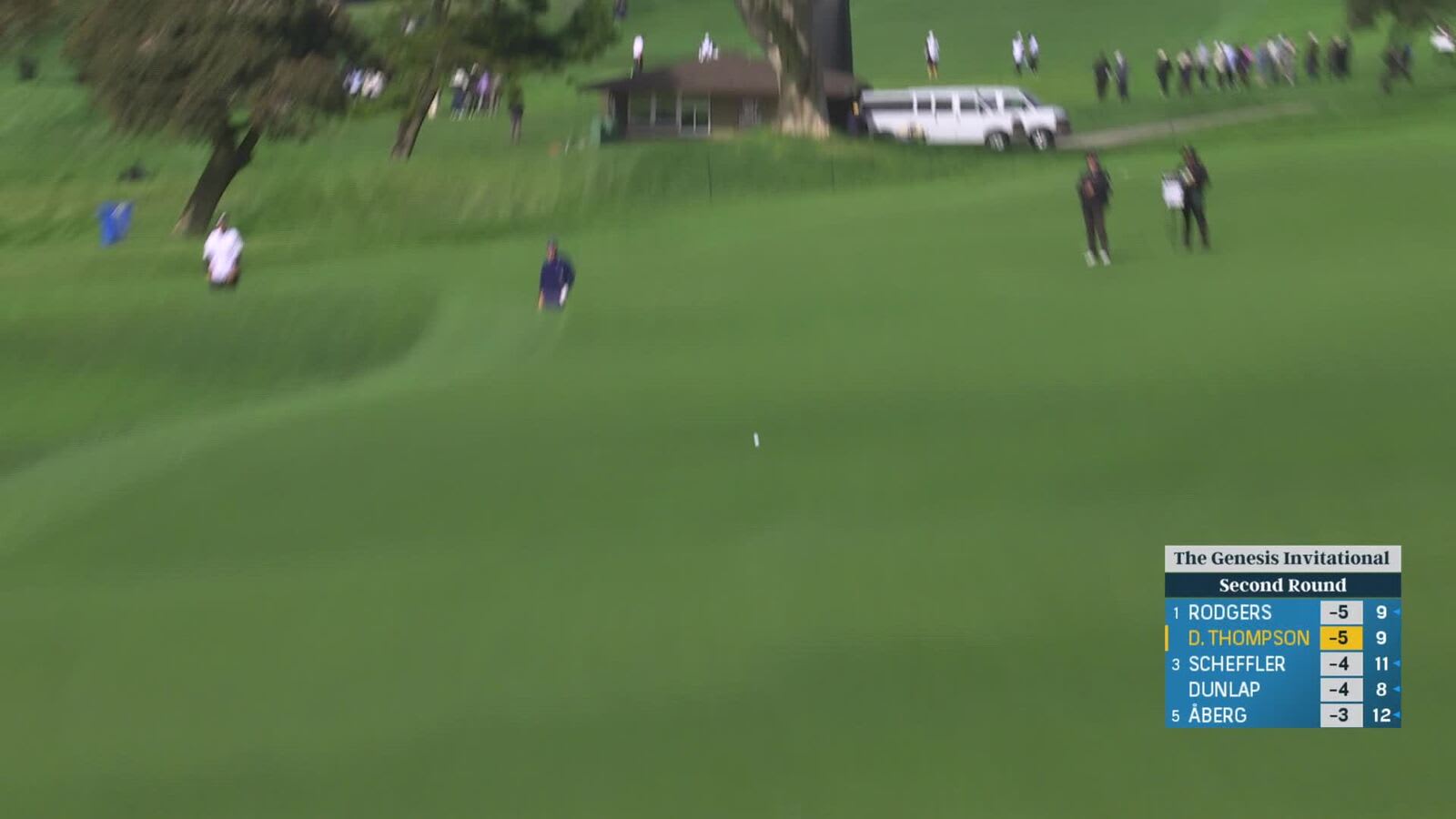 Davis Thompson | Round 2 | 10th hole | Shot 4 | 2025 Genesis