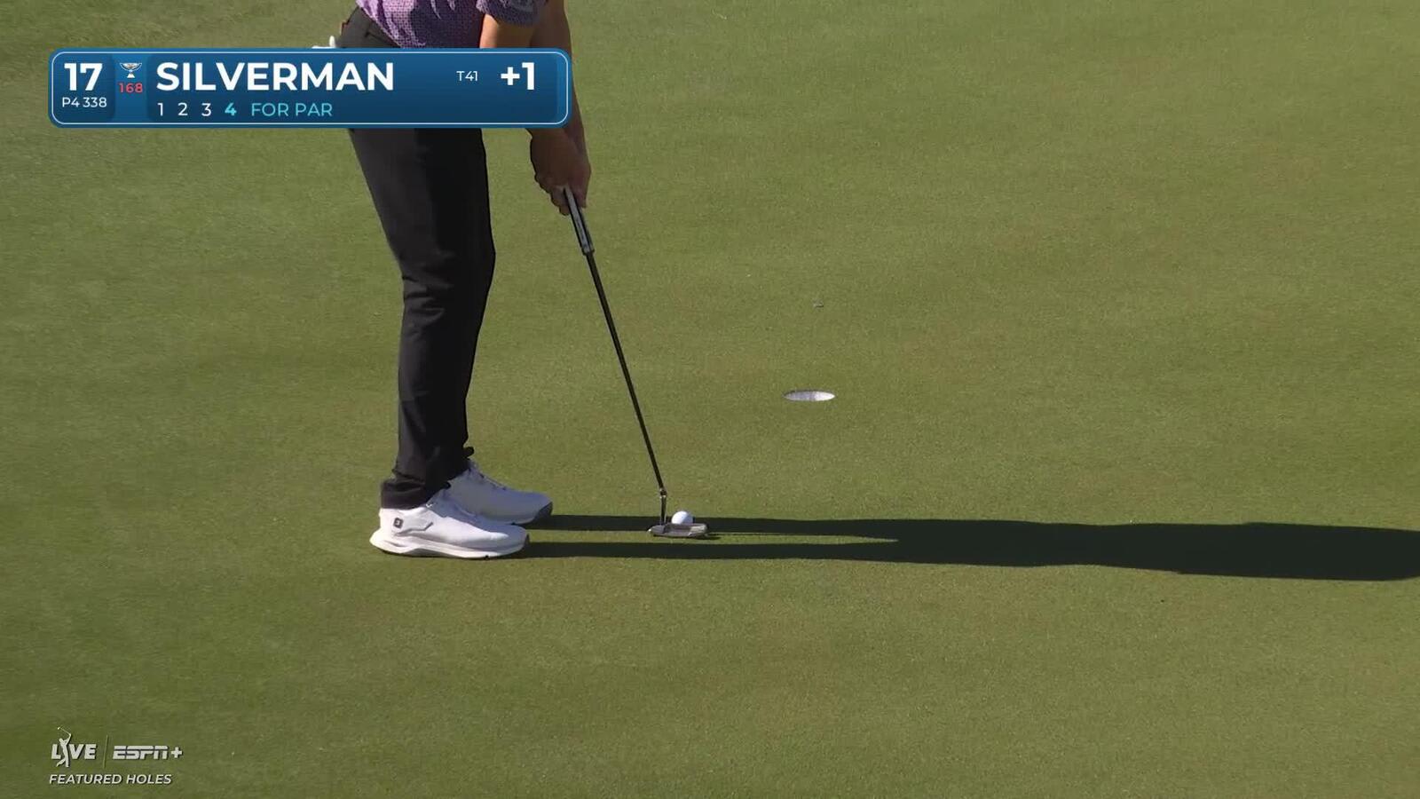 Ben Silverman | Round 1 | 17th hole | Shot 5 | 2025 WM Phoenix Open