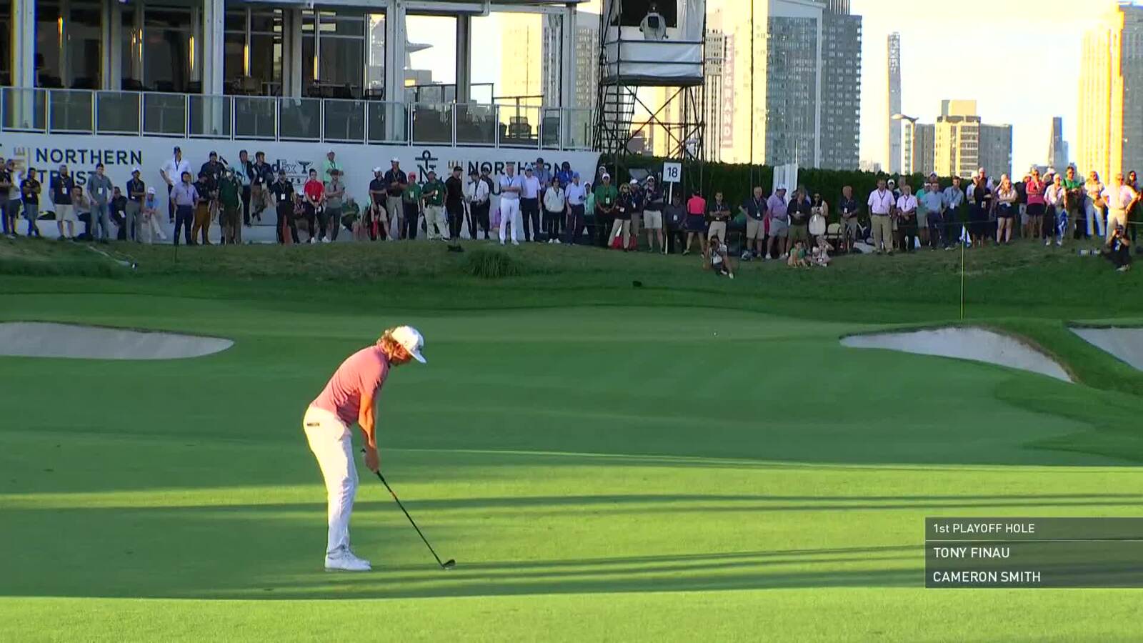 Cameron Smith | 2021 NORTHERN TRUST | Playoff 1 | 18th hole | Shot 5