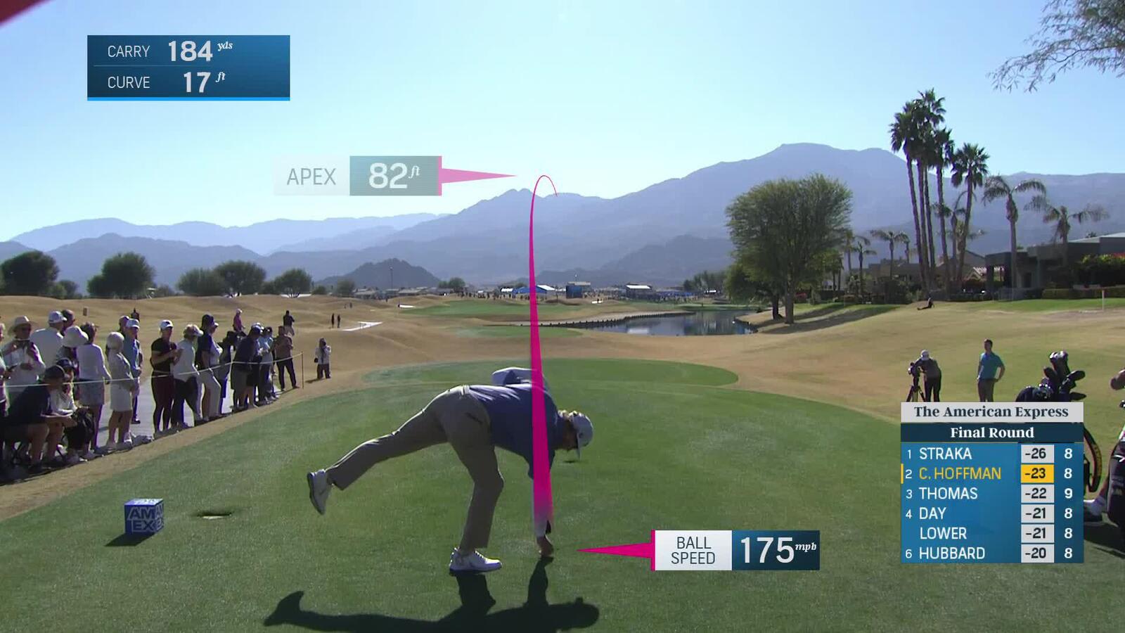 Charley Hoffman | Round 4 | 9th hole | Shot 1 | 2025 The American Express