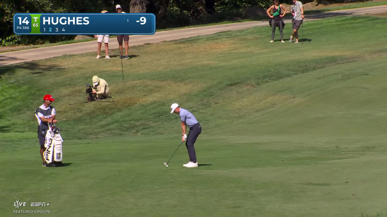 Mackenzie Hughes | Round 1 | 14th hole | Shot 2 | 2025 Procore