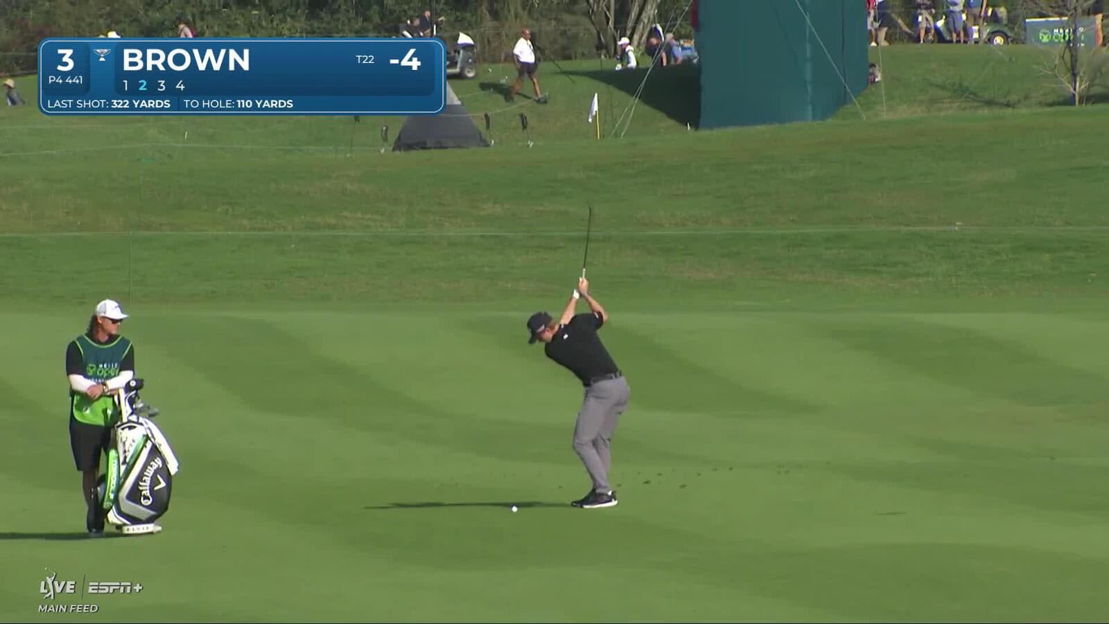 Blades Brown | Round 2 | 3rd hole | Shot 2 | 2025 Mexico Open