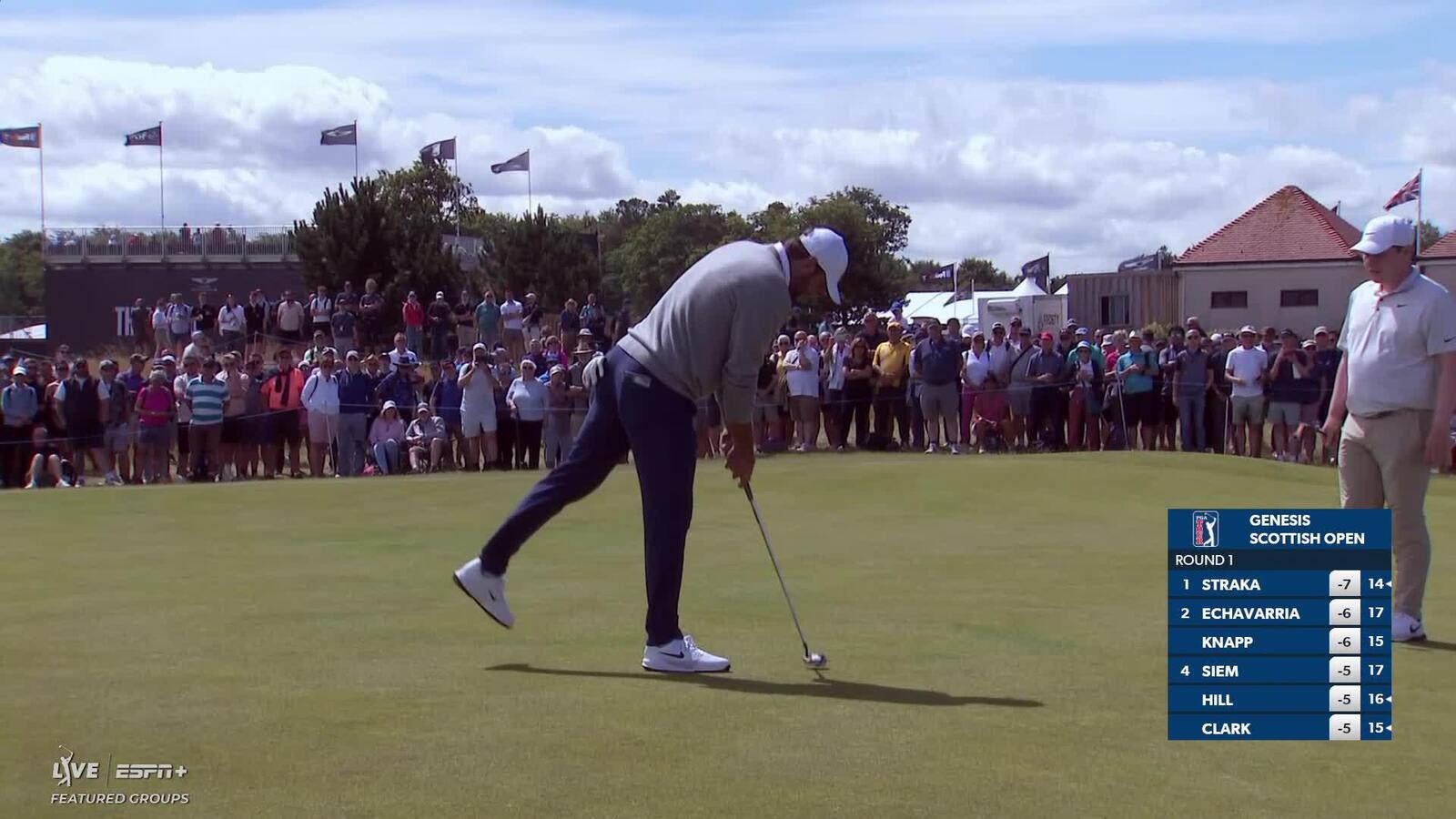 Scottie Scheffler | Round 1 | 5th hole | Shot 4 | 2025 Genesis Scottish Open