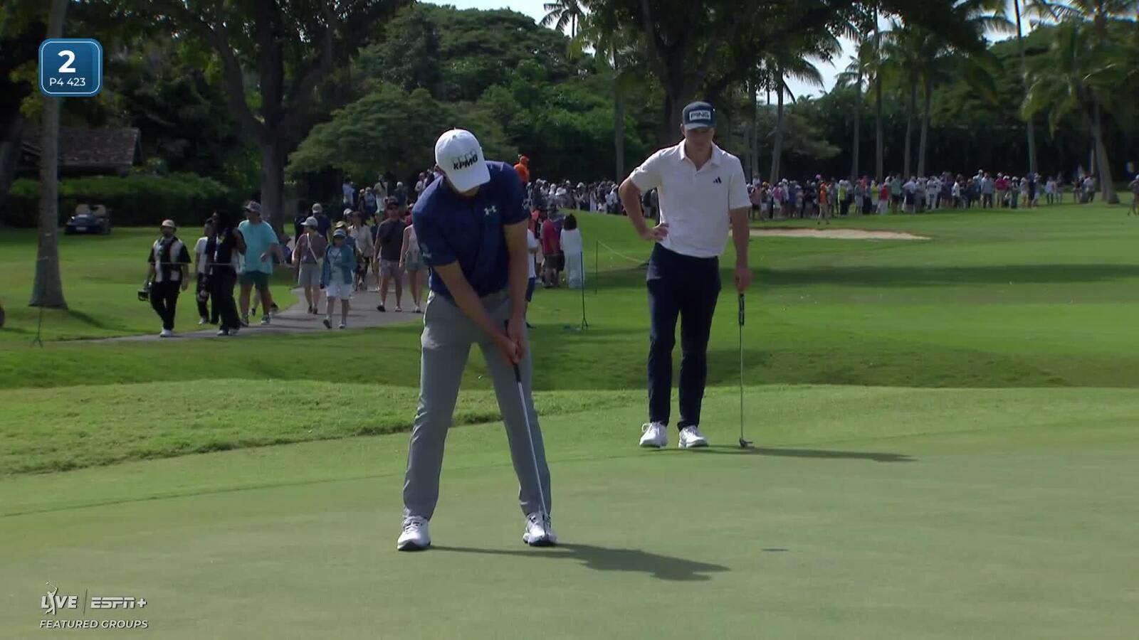 Maverick McNealy | Round 1 | 2nd hole | Shot 5 | 2025 Sony Open