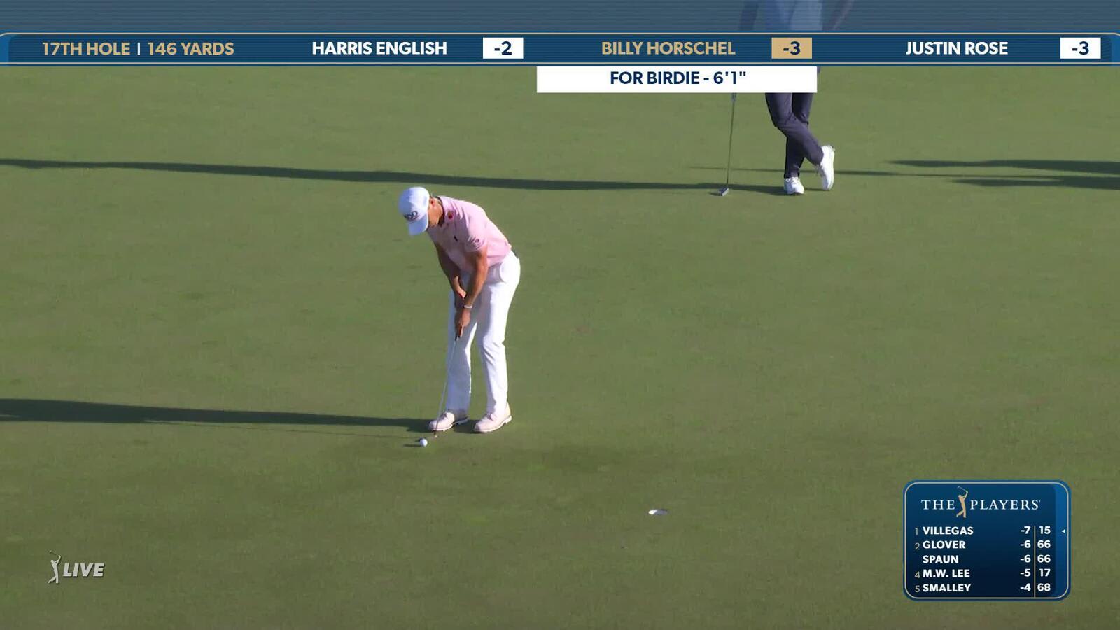 Billy Horschel | Round 1 | 17th hole | Shot 2 | 2025 THE PLAYERS
