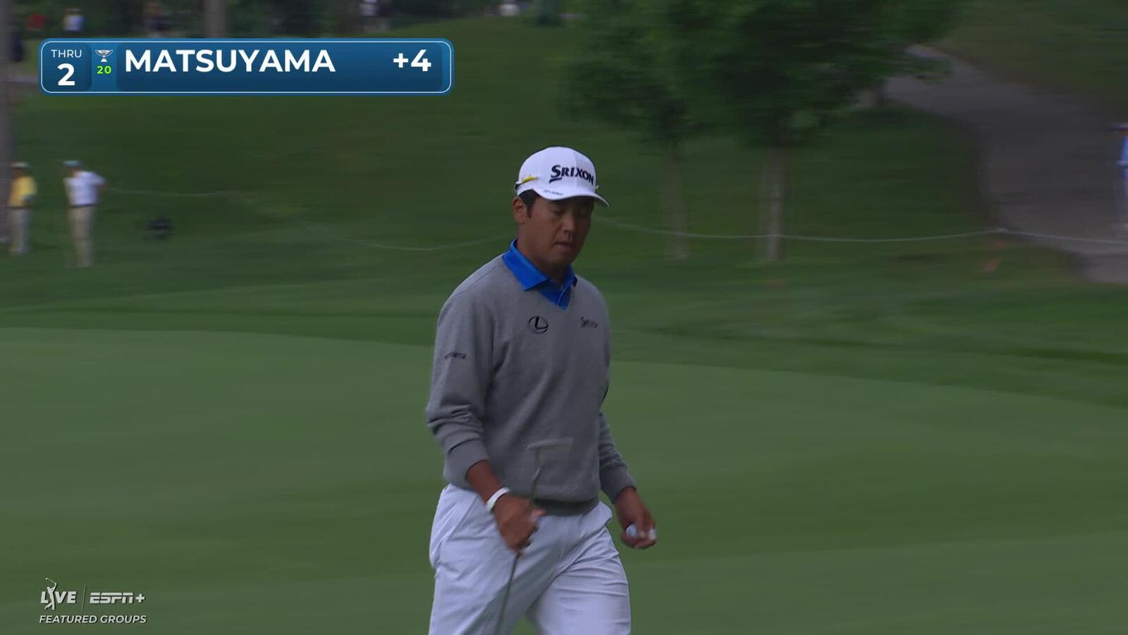 Hideki Matsuyama | Round 3 | 2nd hole | Shot 4 | 2025 the Memorial