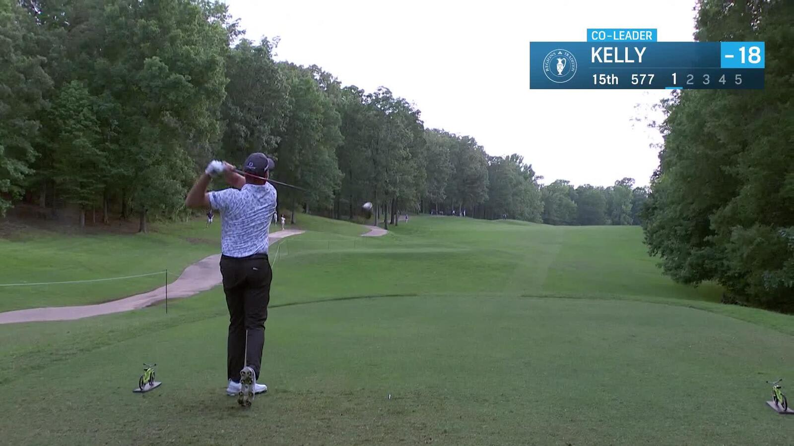 Jerry Kelly | Round 4 | 15th hole | Shot 1 | 2025 Tradition