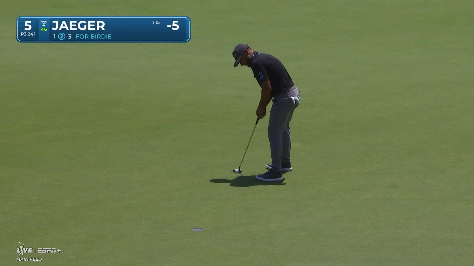 Stephan Jaeger | Round 4 | 5th hole | Shot 2 | 2025 Travelers