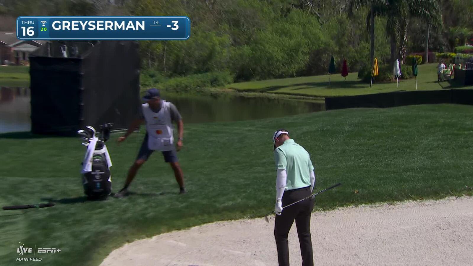 Max Greyserman | Round 2 | 16th hole | Shot 3 | 2025 Arnold Palmer Invitational