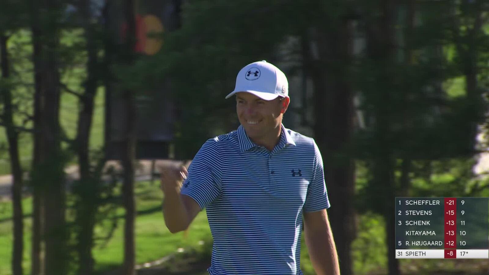 Jordan Spieth | Round 3 | 9th hole | Shot 3 | 2025 THE CJ CUP