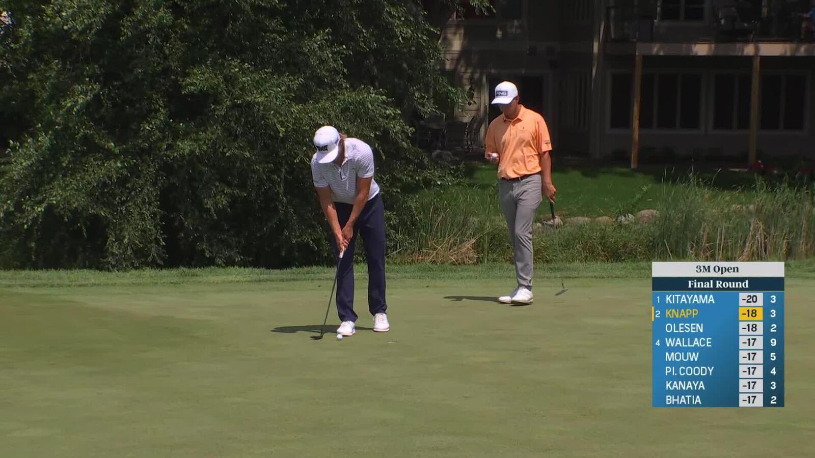 Jake Knapp | Round 4 | 4th hole | Shot 3 | 2025 3M Open