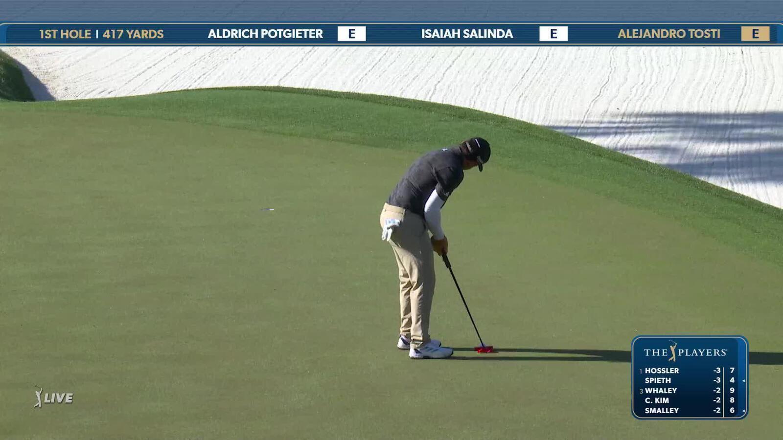 Alejandro Tosti | Round 1 | 1st hole | Shot 3 | 2025 THE PLAYERS