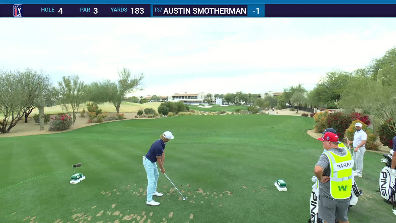 Austin Smotherman | Round 1 | 4th hole | Shot 1 | 2026 WM Phoenix Open