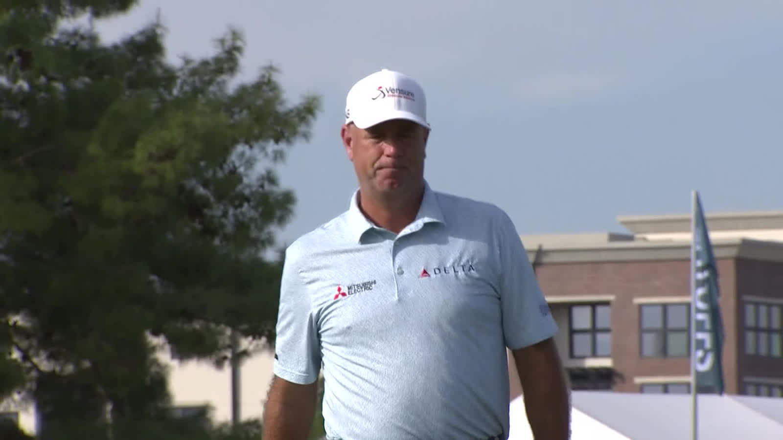 Stewart Cink | Round 1 | 10th hole | Shot 3 | 2025 Charles Schwab