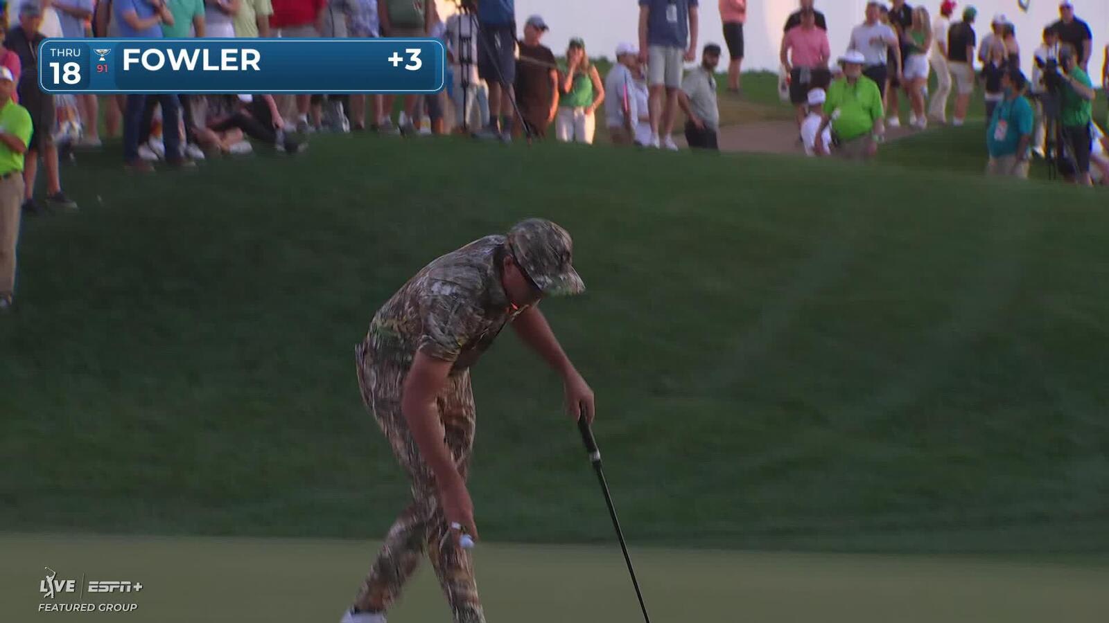 Rickie Fowler | Round 1 | 18th hole | Shot 4 | 2025 WM Phoenix Open