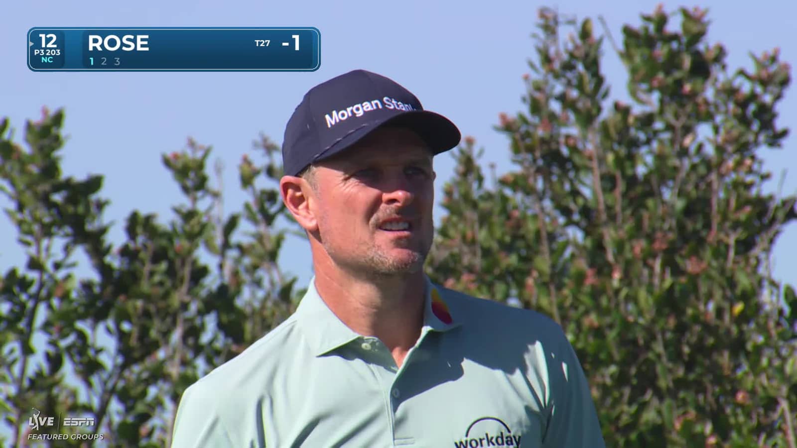 Justin Rose | Round 1 | 12th hole | Shot 1 | 2026 Farmers